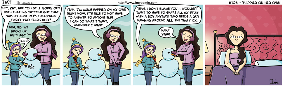 105 – Happier on Her Own