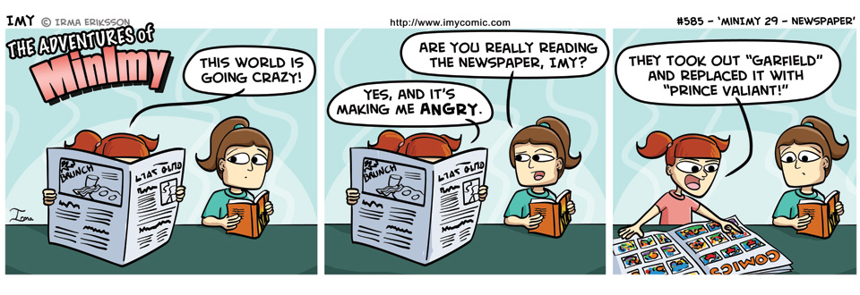 585 – MinImy 29 – Newspaper